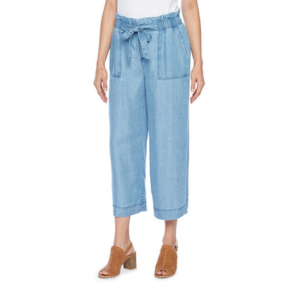 a.n.a. Mid Rise Cropped Pants Light Summer Large Spring Cute Casual Girly Femme